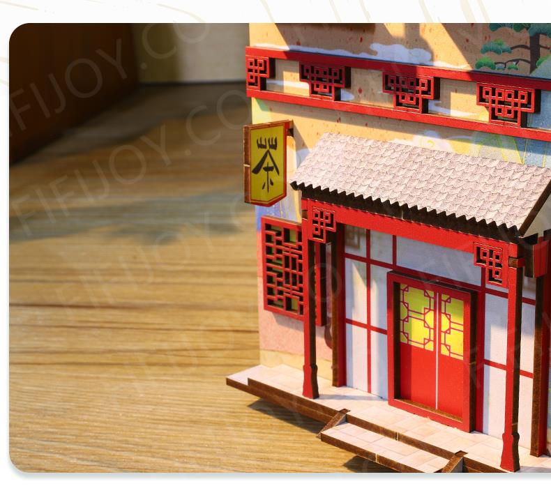 🌸Sakura Alley 3D DIY Book Nook Kit