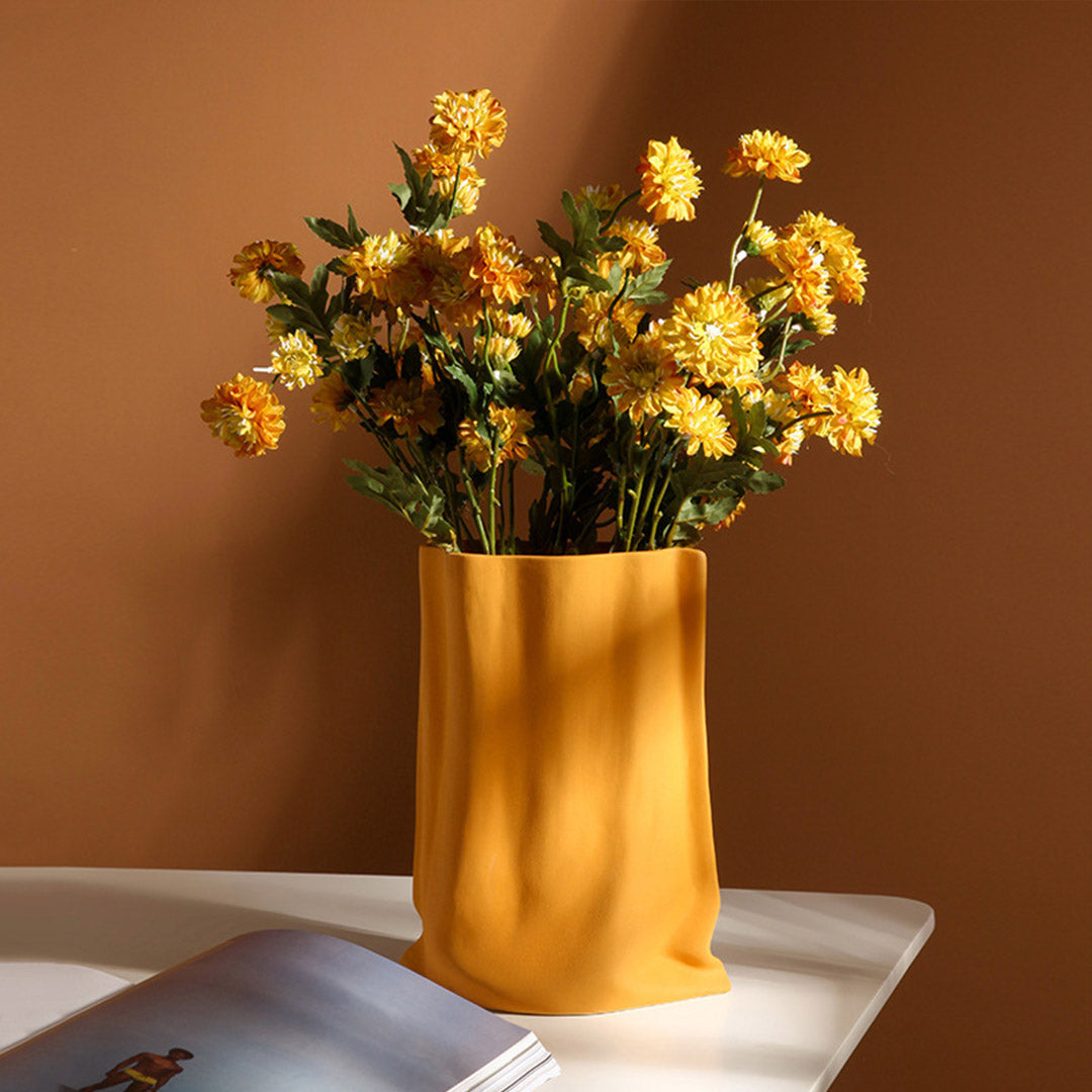 Paper Bag Type Vase