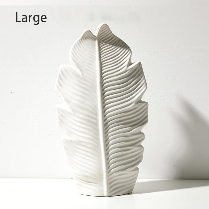 Vase en forme de feuille