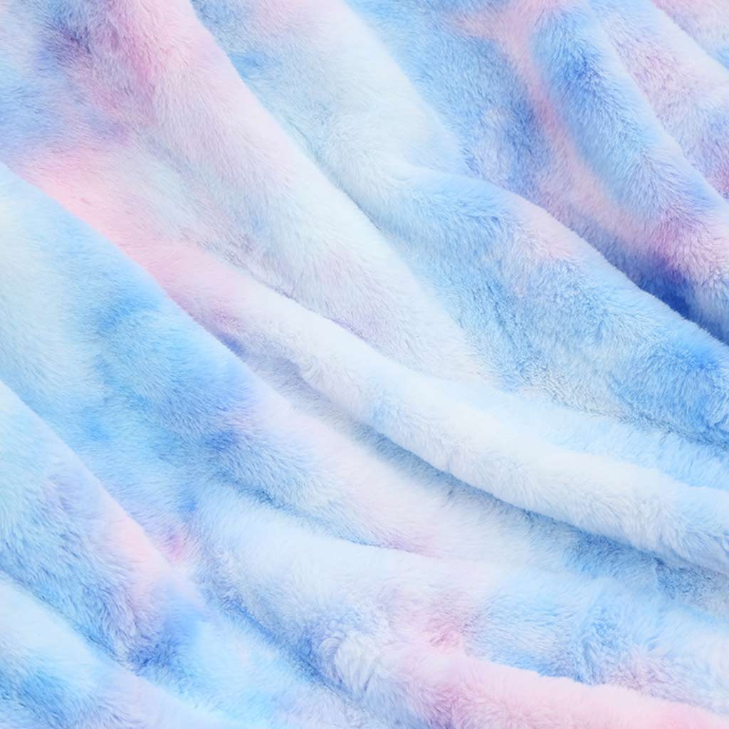 Rainbow Tie-dye Throw Blanket