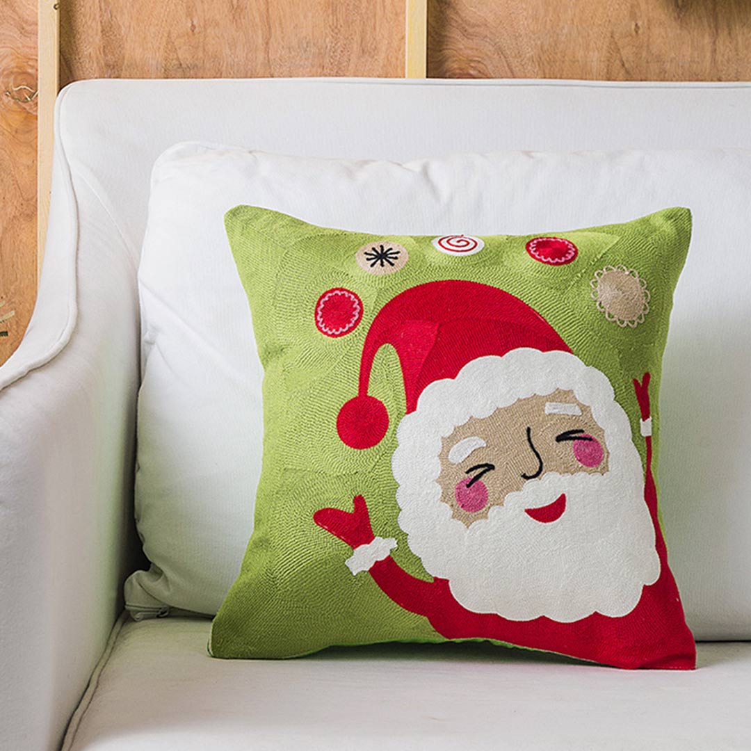 Christmas  Embroidered Cushion Covers
