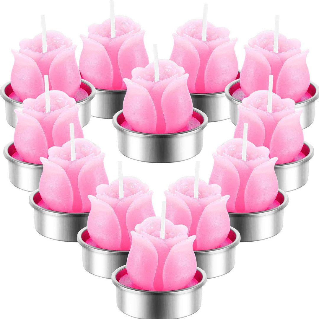 12 piezas hermosas velas de cactus