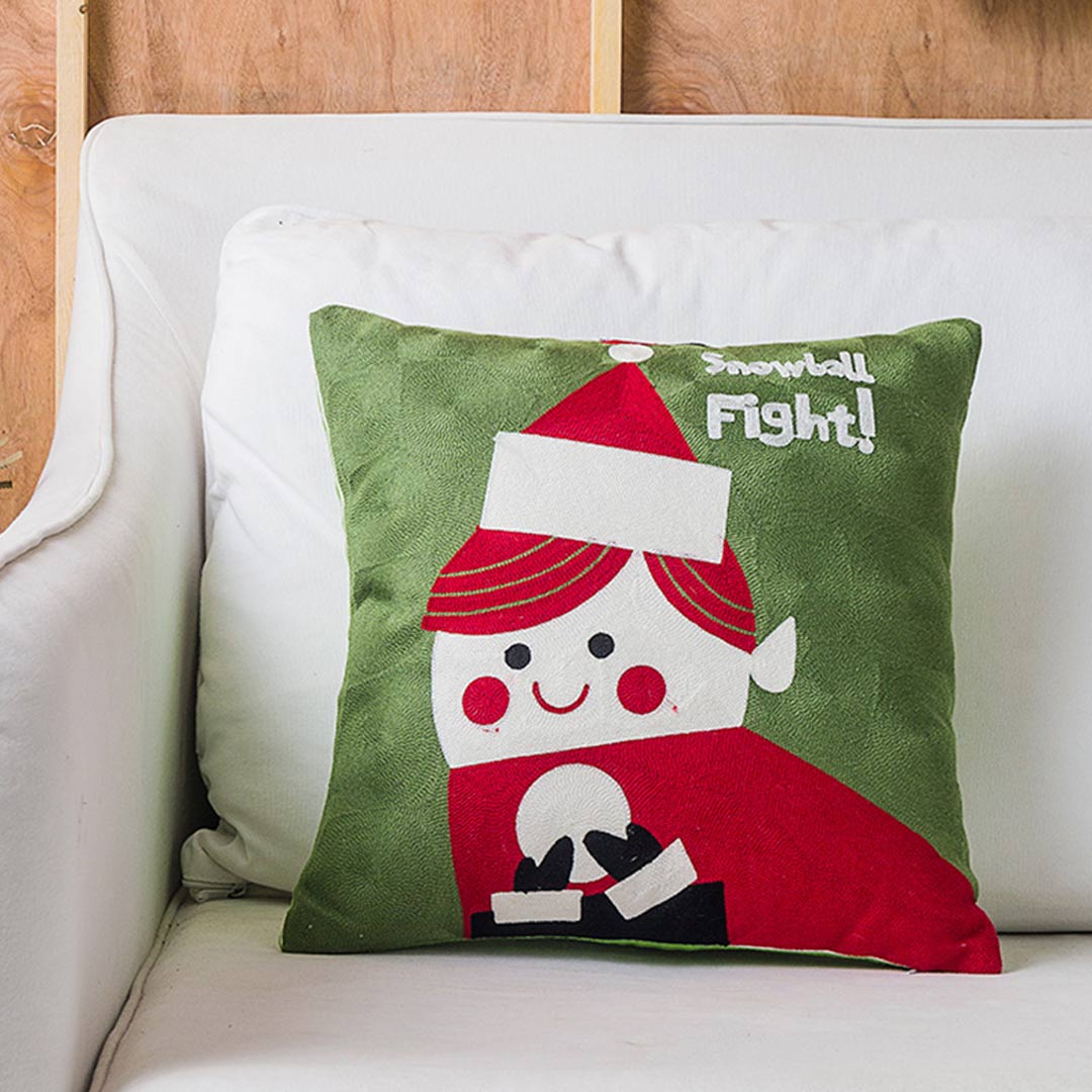 Christmas  Embroidered Cushion Covers