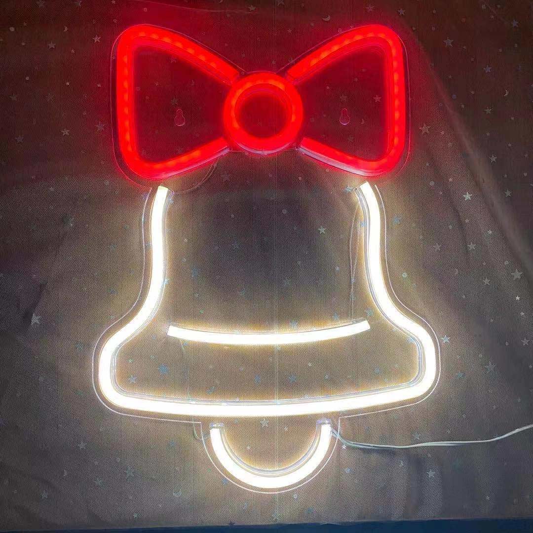 Luci al neon di Natale Babbo Natale