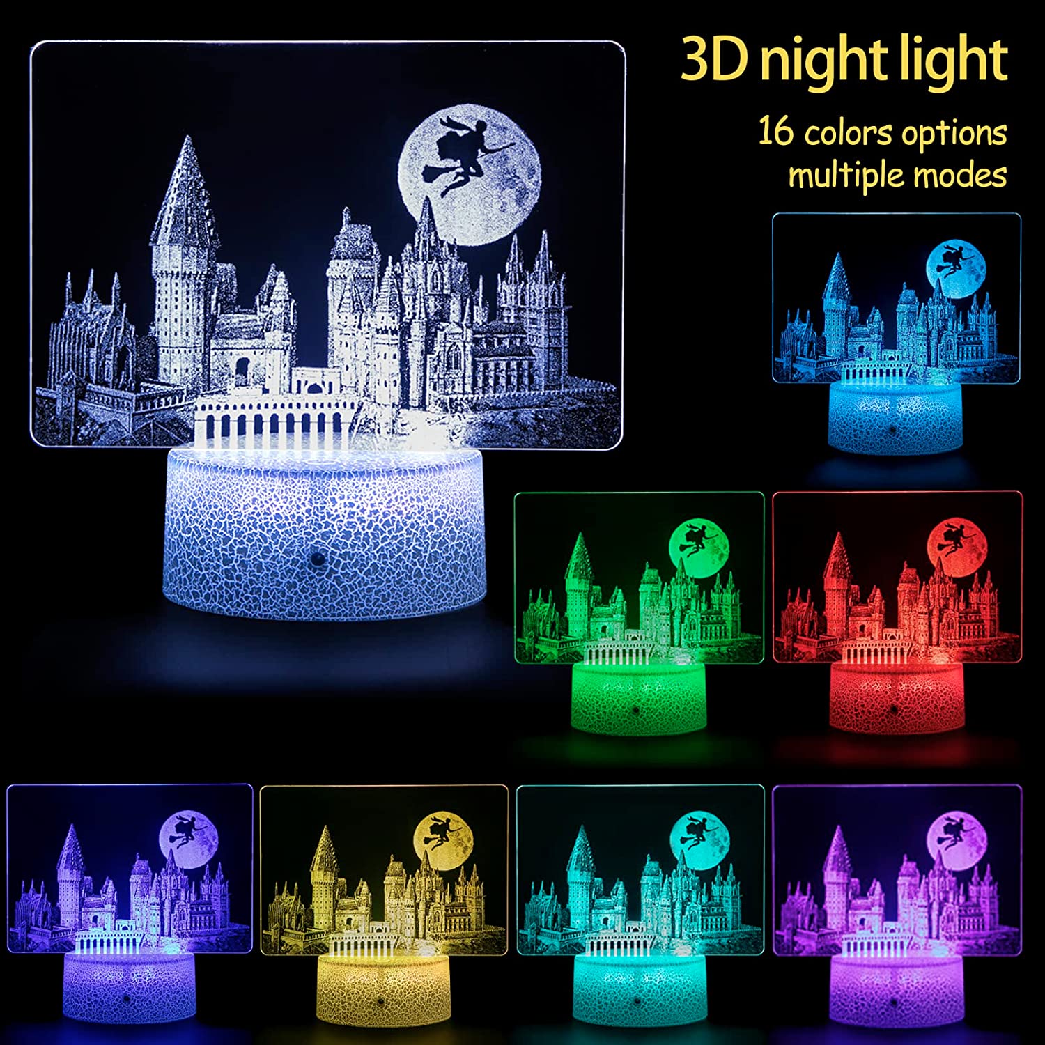 Harry Potter Hogwarts Castle Night Light