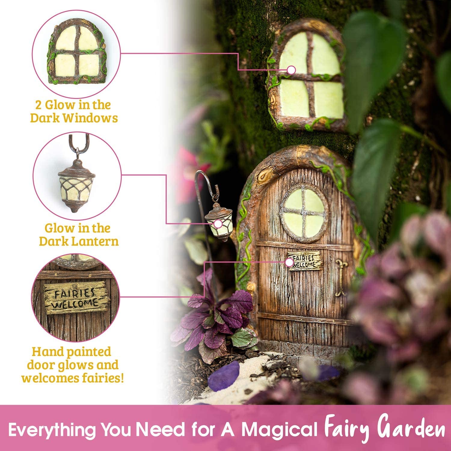 Fairy Door and Windows for Trees