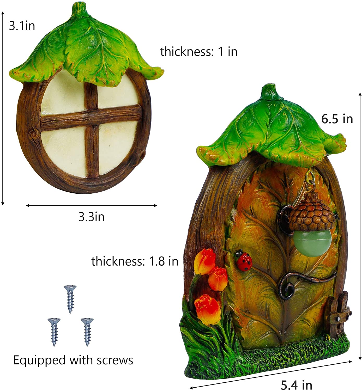 Fairy Door and Windows for Trees