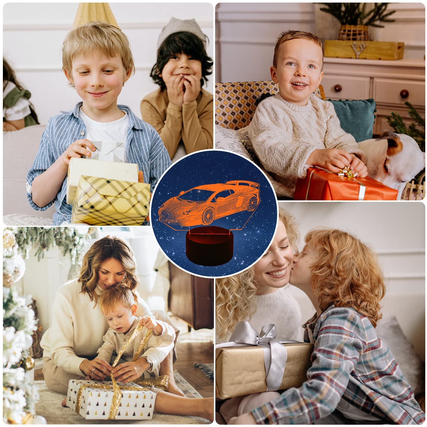 Lampe Illusion 3D Dinosaure