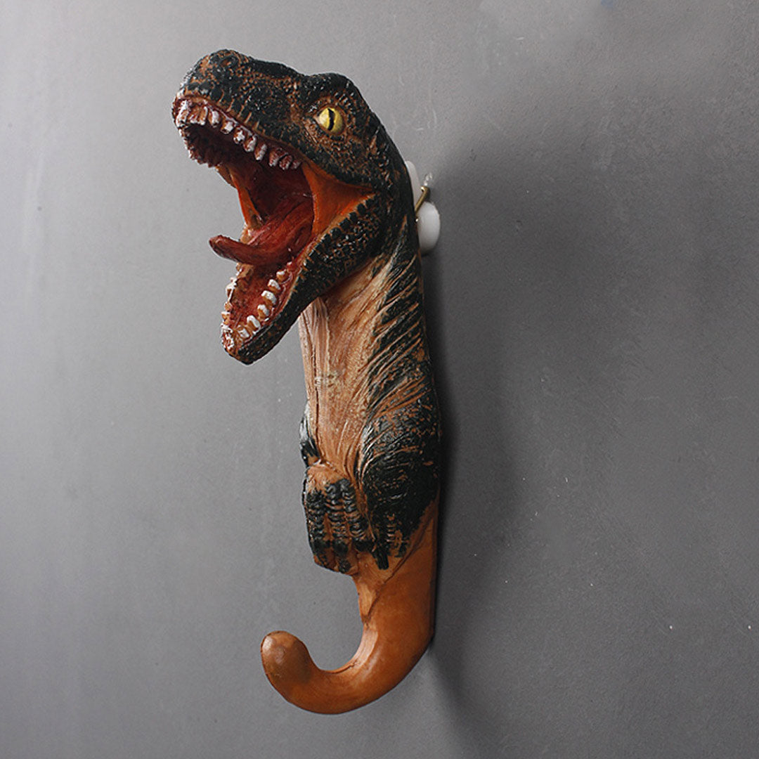 Ganchos de pared de dinosaurio