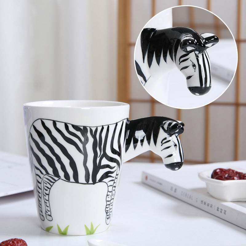 3D Hand-Made Animals Coffee Mug