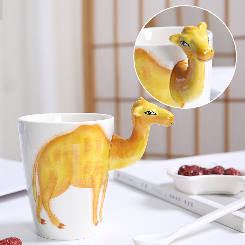 3D Hand-Made Animals Coffee Mug