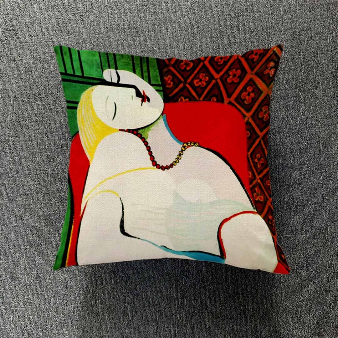 Taies d'oreiller d'art abstrait moderne (0215)