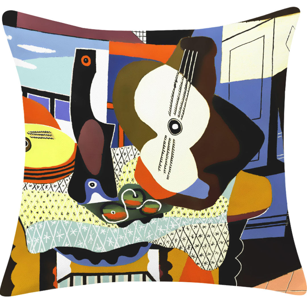 Taies d'oreiller d'art abstrait moderne (0215)