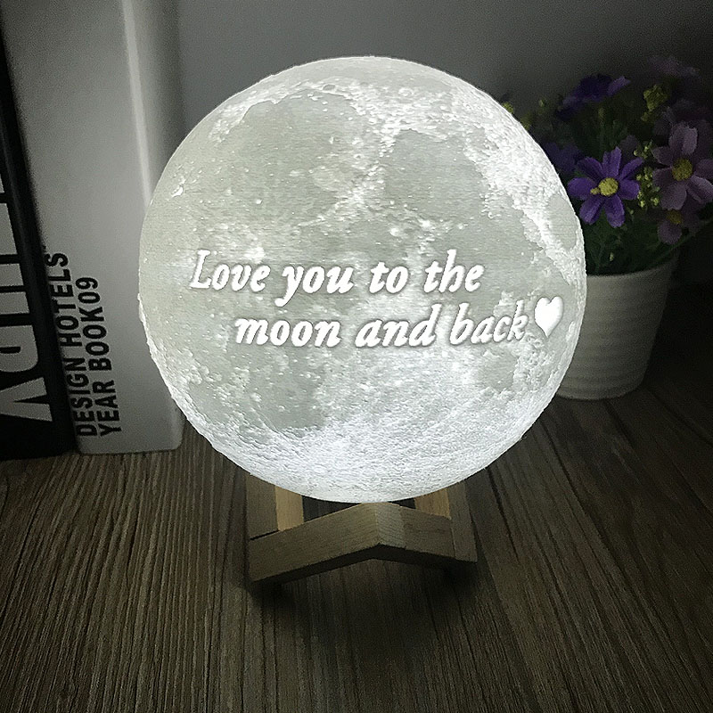 Lámpara de luna personalizada