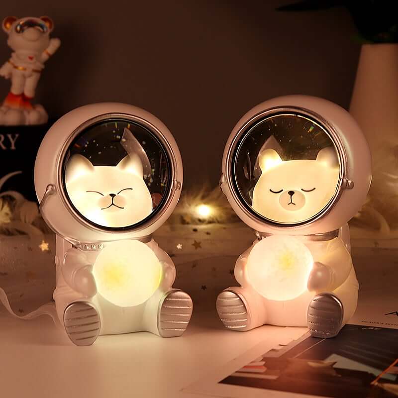 Lindo Animal Astronauta Luces Nocturnas