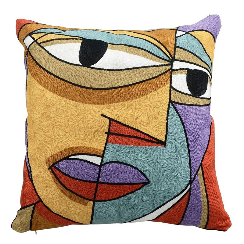 Taies d'oreiller d'art abstrait moderne (0215)
