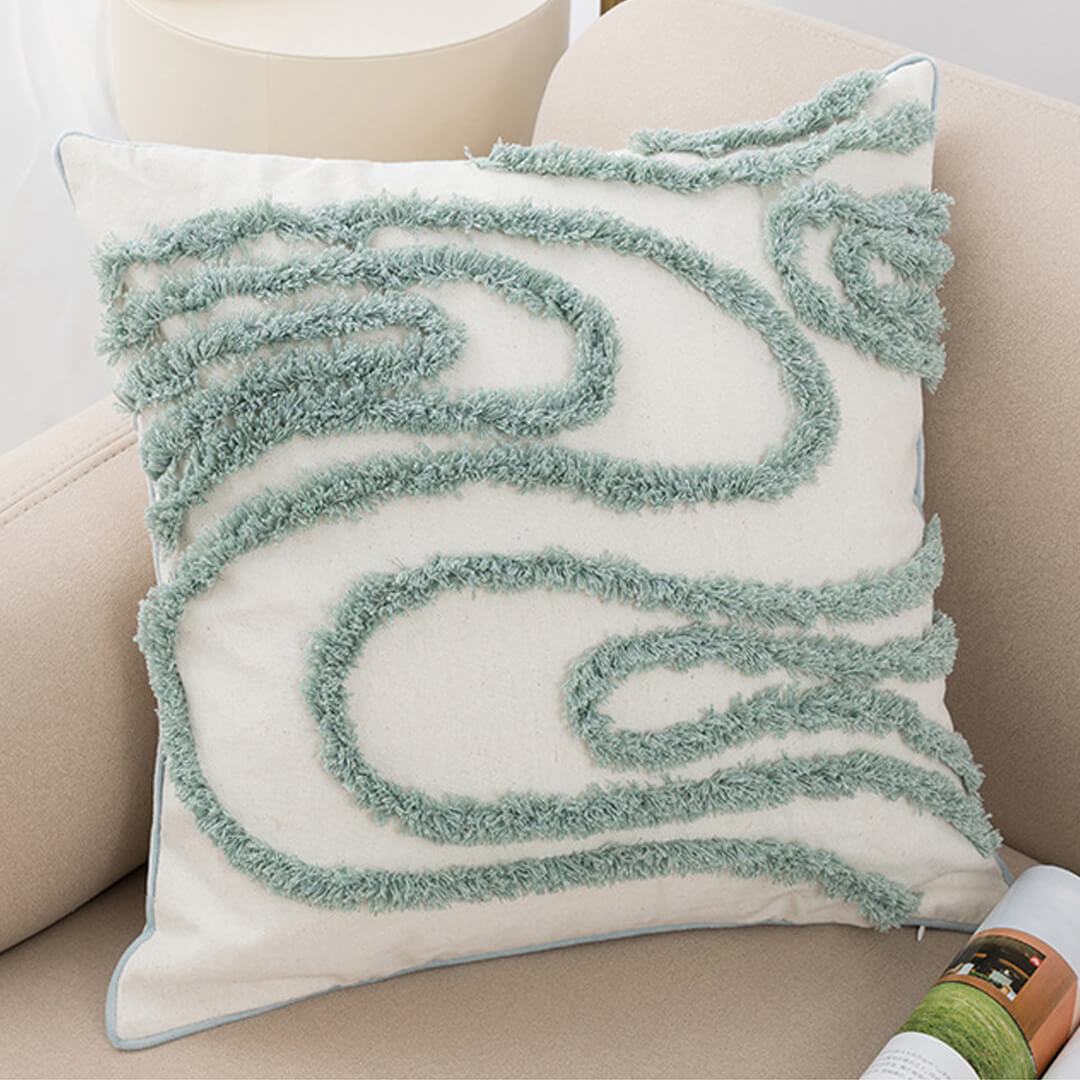 Embroidered Throw Pillow Covers