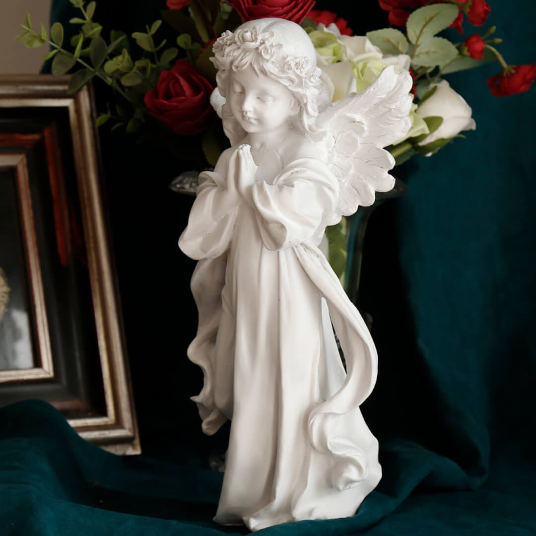 Vintage Pious Praying Angel Decoration