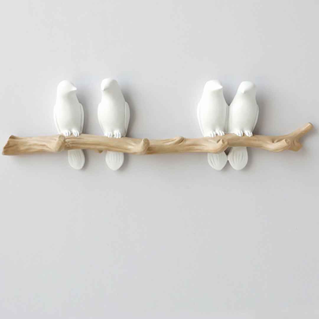 Ganchos de pared para pájaros