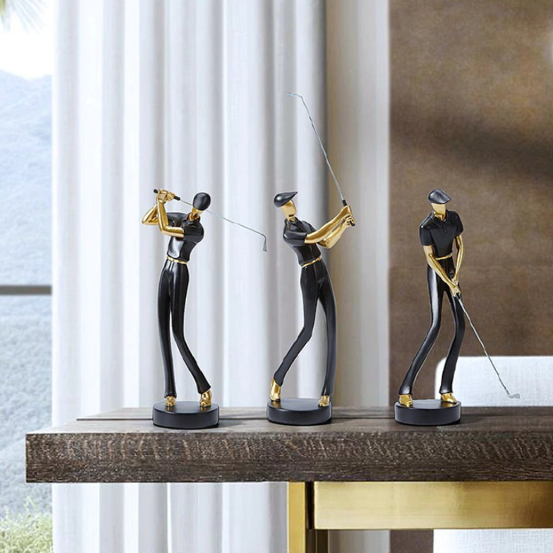 Moderne Golferfiguren