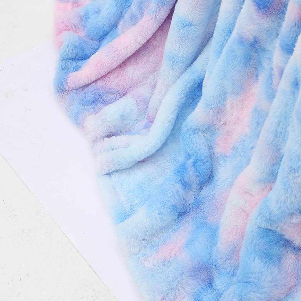 Jeté arc-en-ciel tie-dye