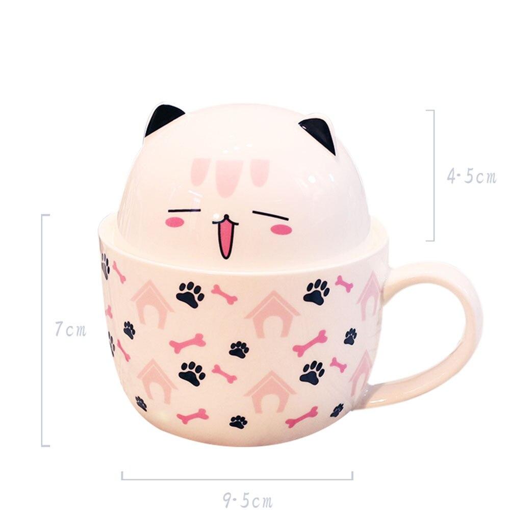 Contenedor de comida estilo gato