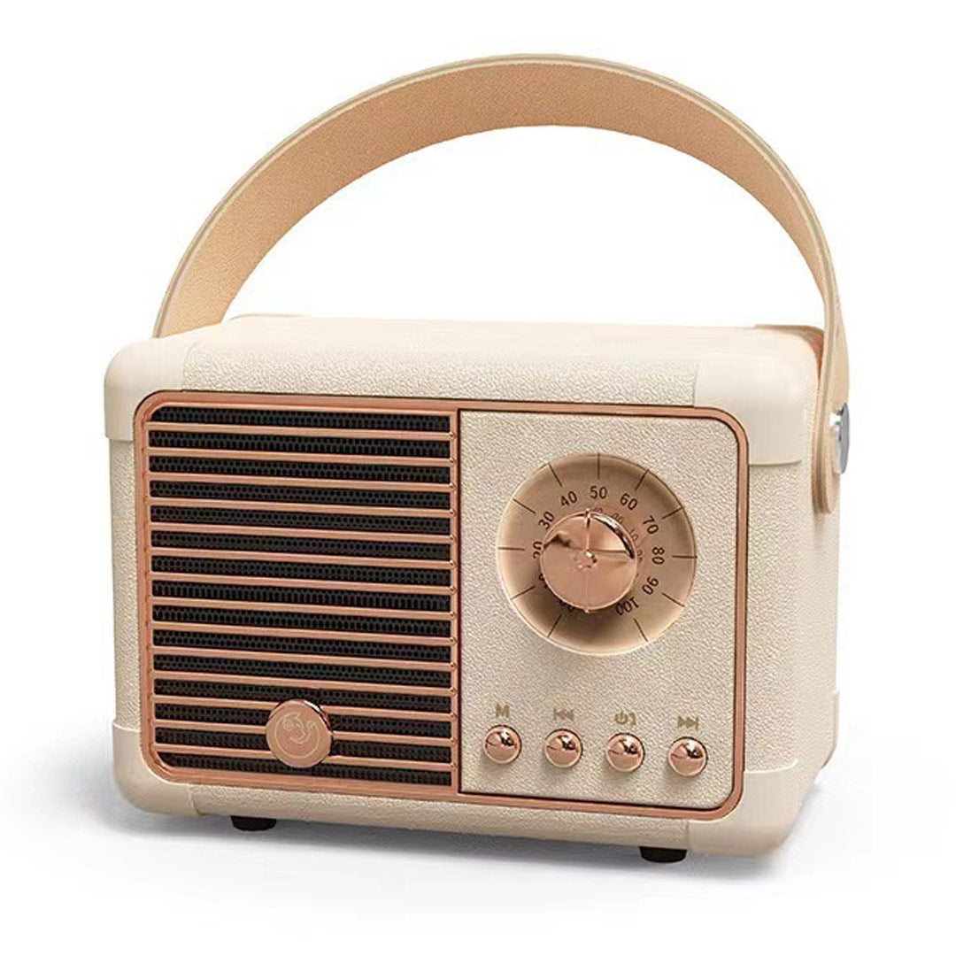 Altavoz Bluetooth inalámbrico portátil retro
