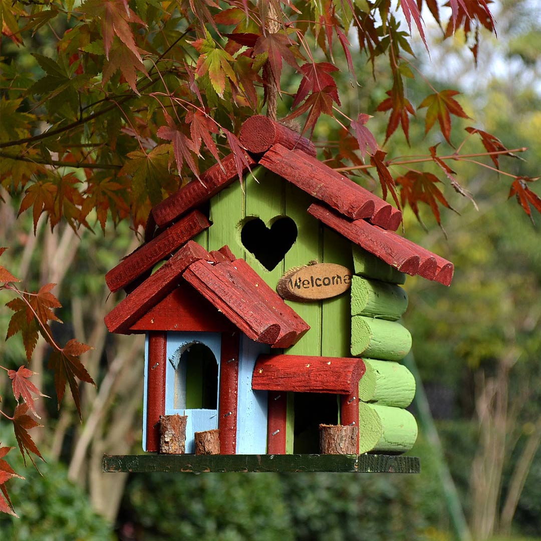 Nichoir en bois fait à la main