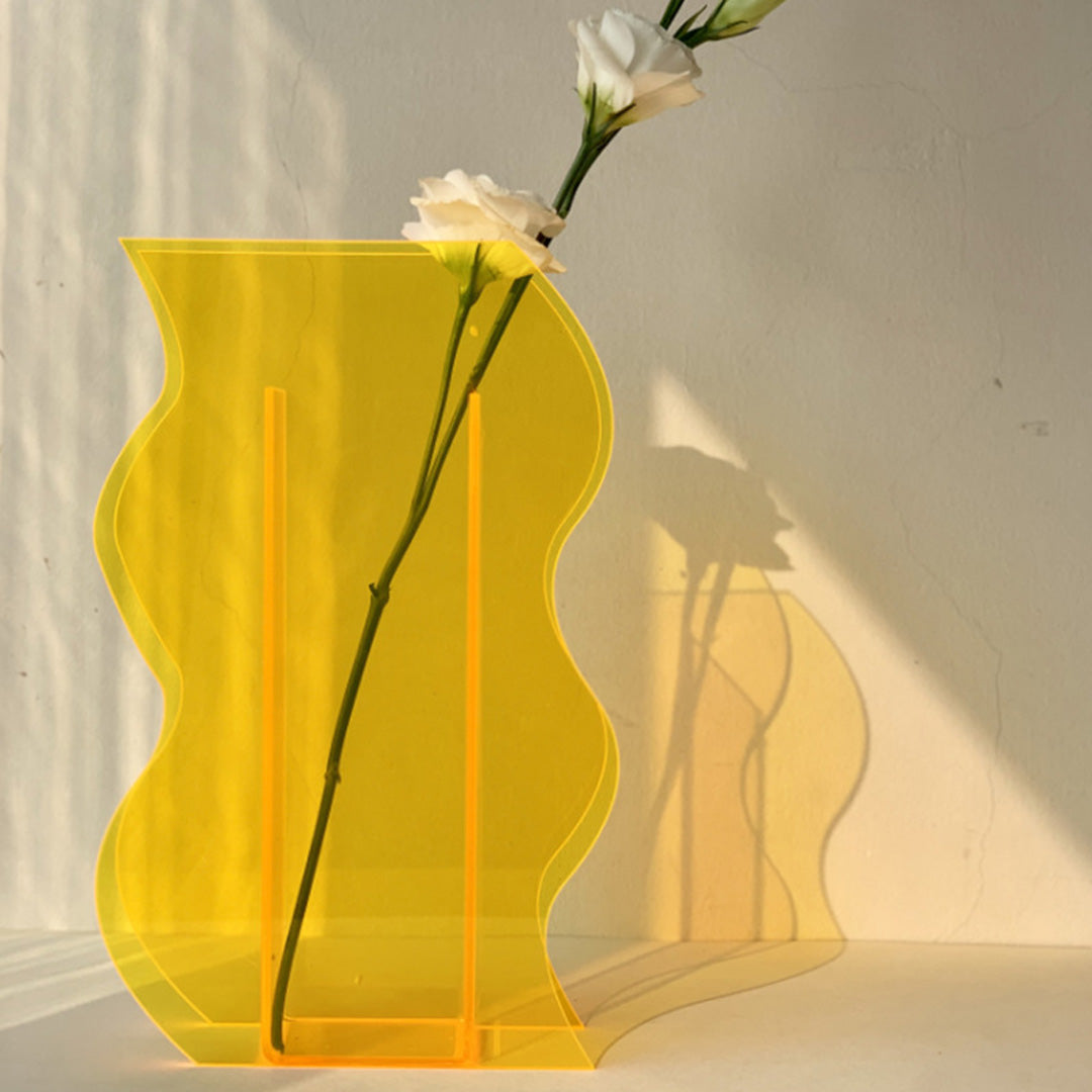 Vaso in acrilico colorato