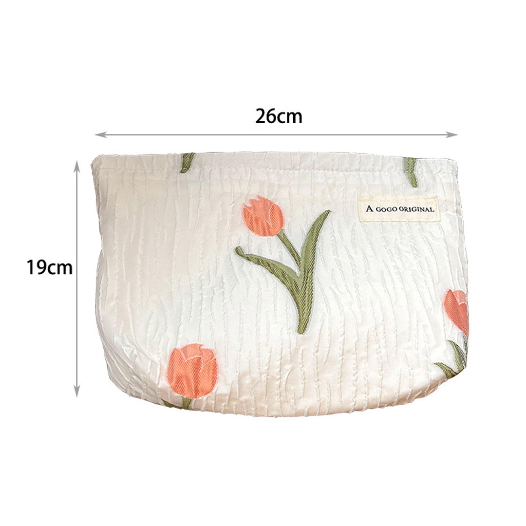 Cute Floral Makeup Bag