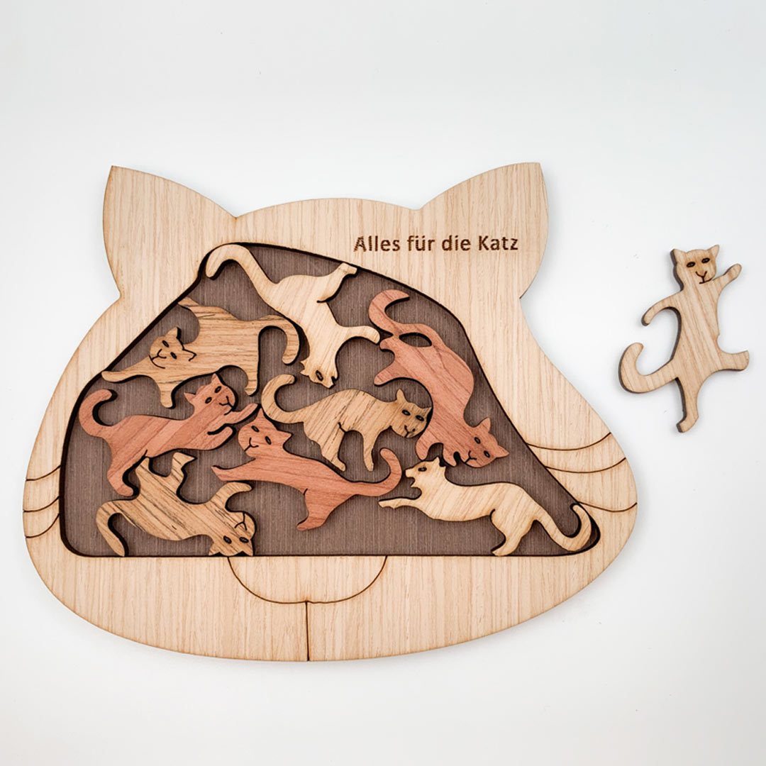 Cute Cat Educational Toy Puzzle