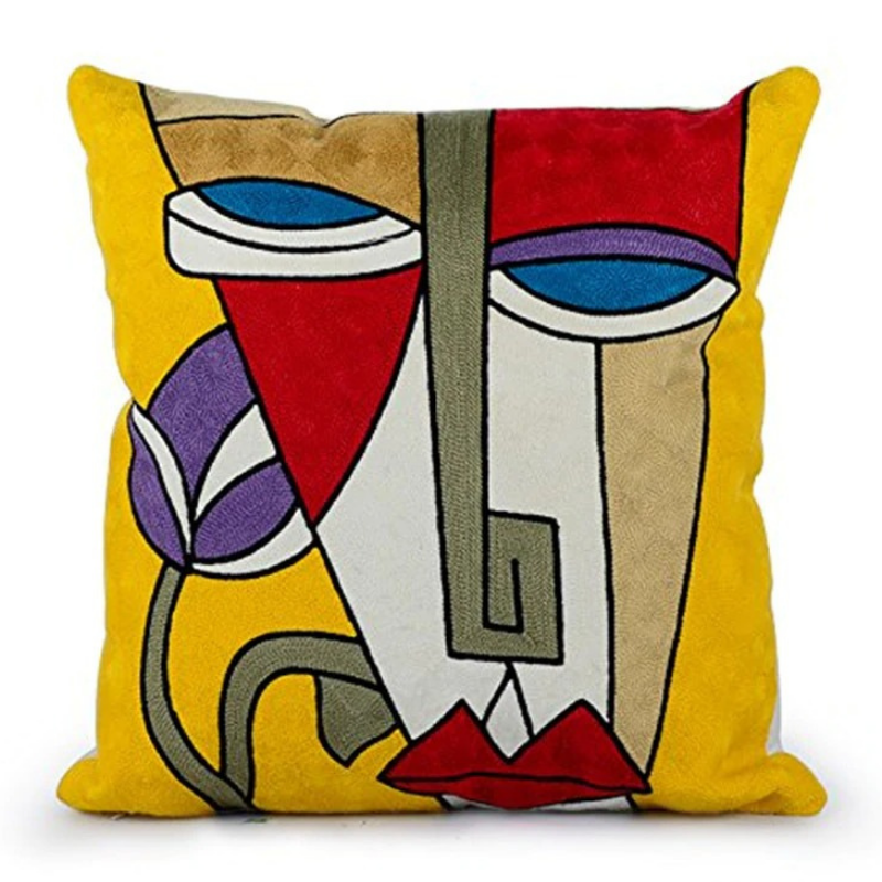 Taies d'oreiller d'art abstrait moderne (0215)