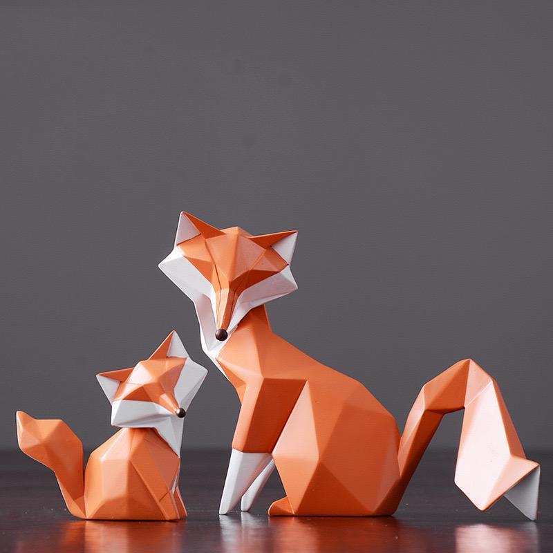 Geometrischer Orangenfuchs