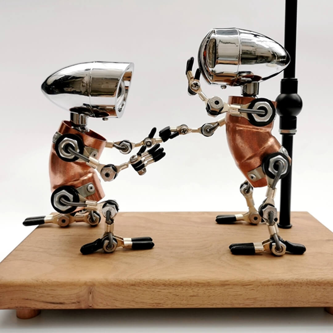 Proposer une lampe robot pipe de mariage