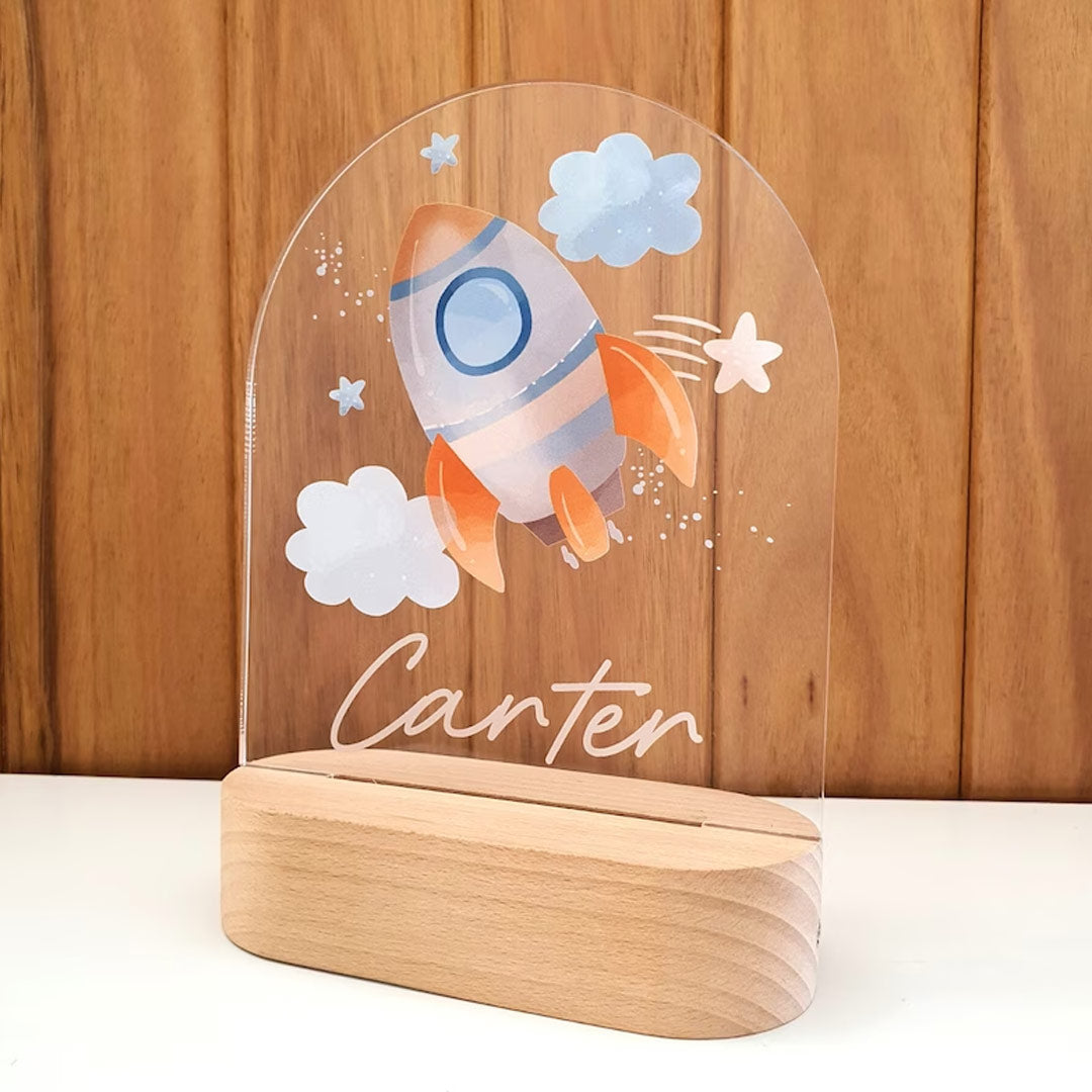 Luz de noche de unicornio personalizada