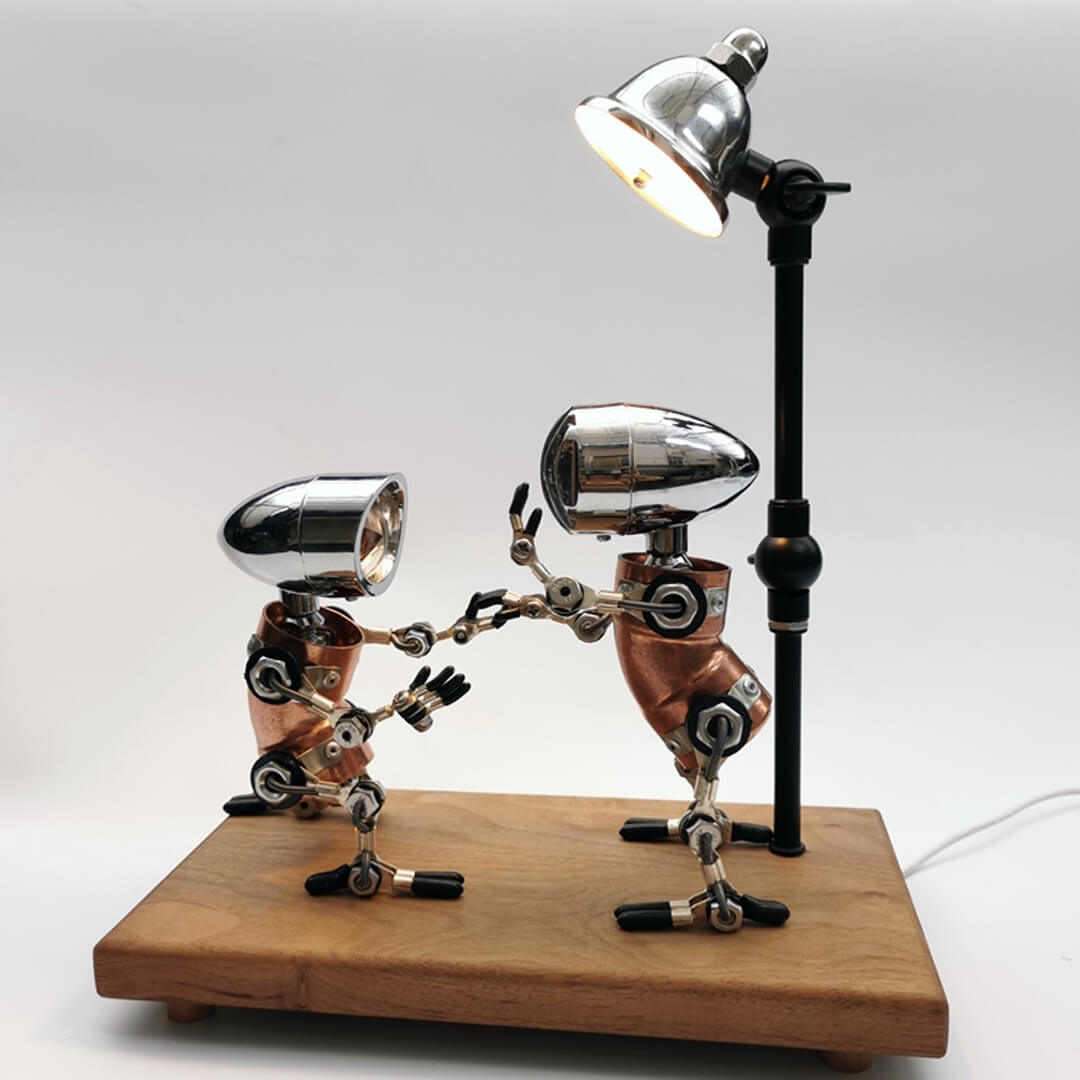 Propose Marriage Pipe Robot Lamp