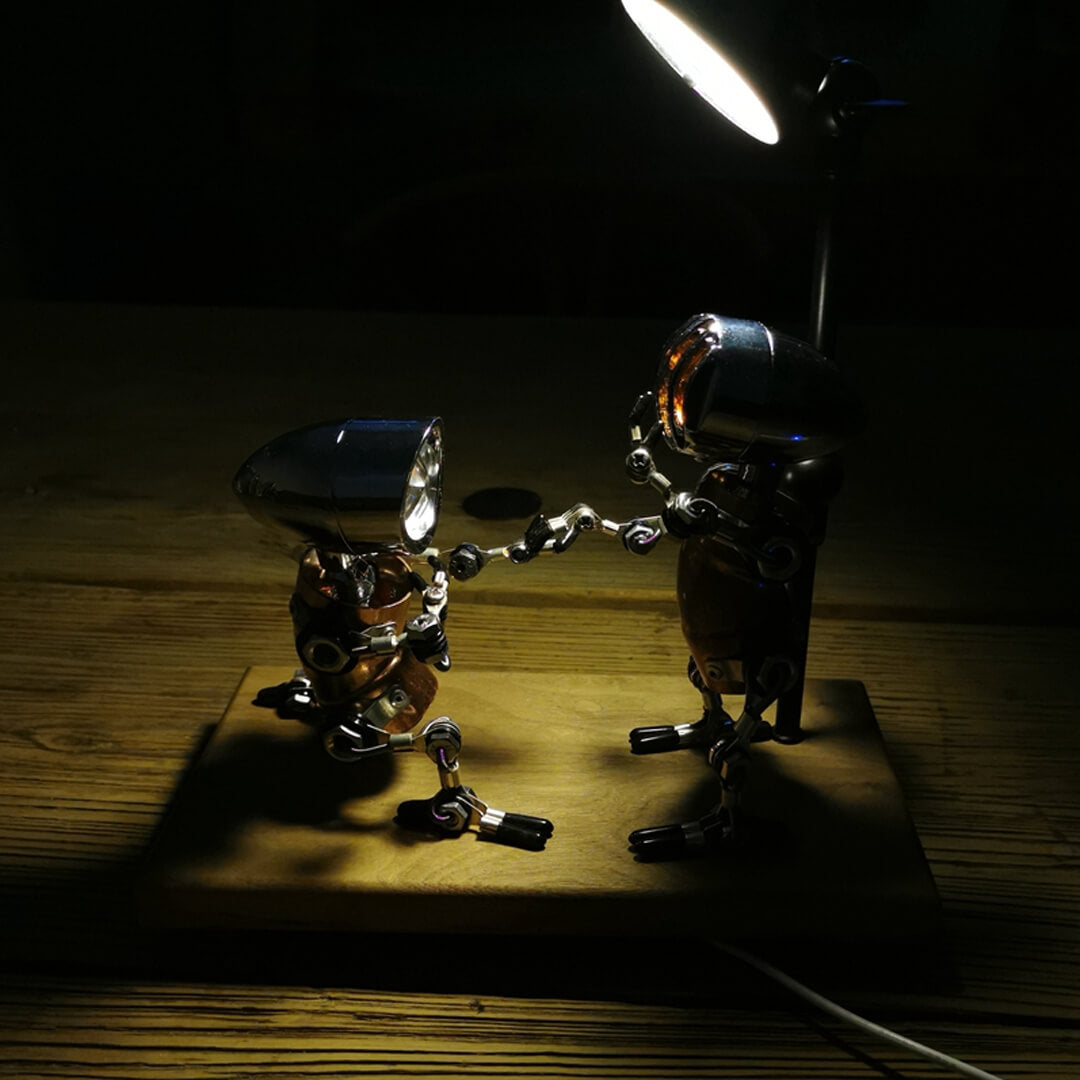 Proponer lámpara de robot de pipa de matrimonio