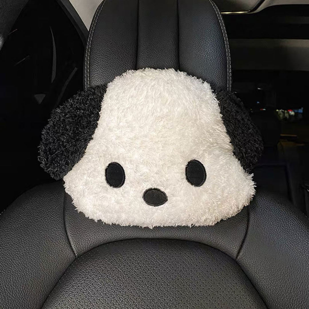 Cute Dog Plush Car Cushion