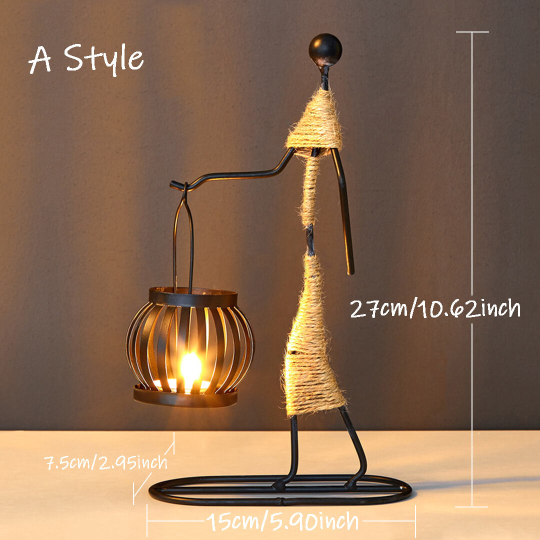 Creative Girl Candlestick Decoration