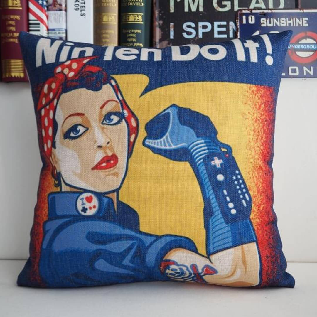 Funda de almohada Monroe creativa moderna