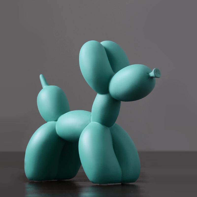 Escultura de perro globo