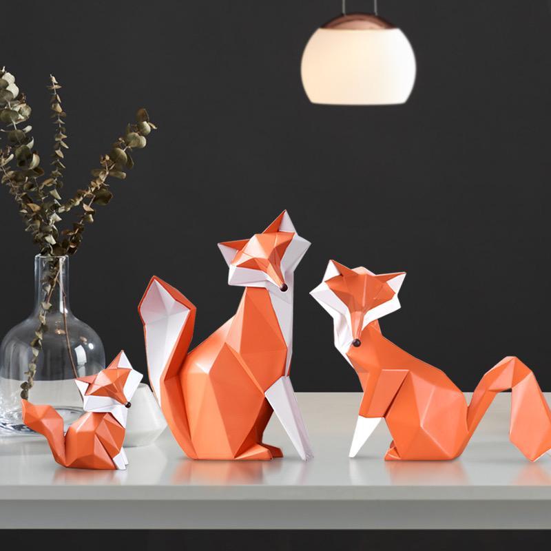 Geometrischer Orangenfuchs