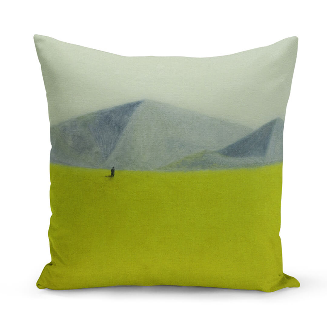 Sara Luigi Abstract Landscape Pillow Cover