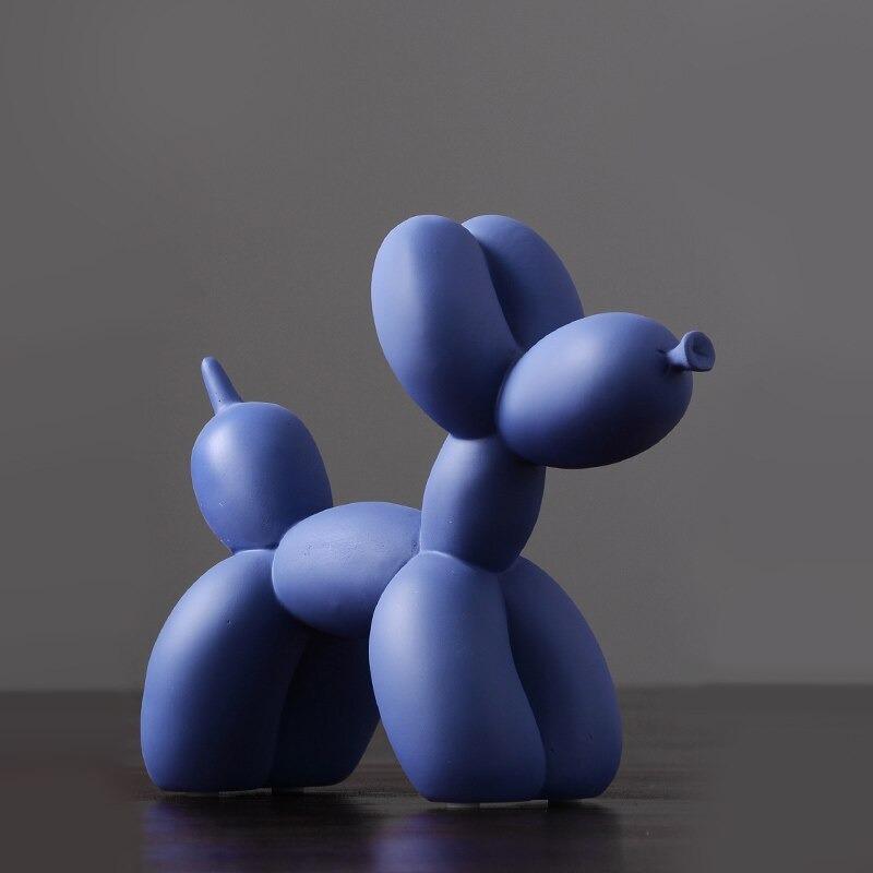 Escultura de perro globo