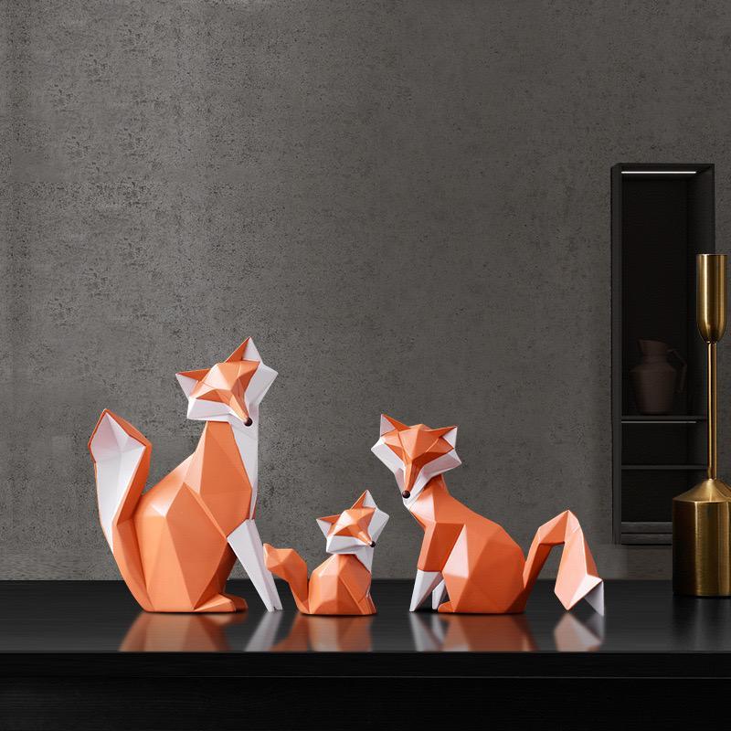 Geometrischer Orangenfuchs