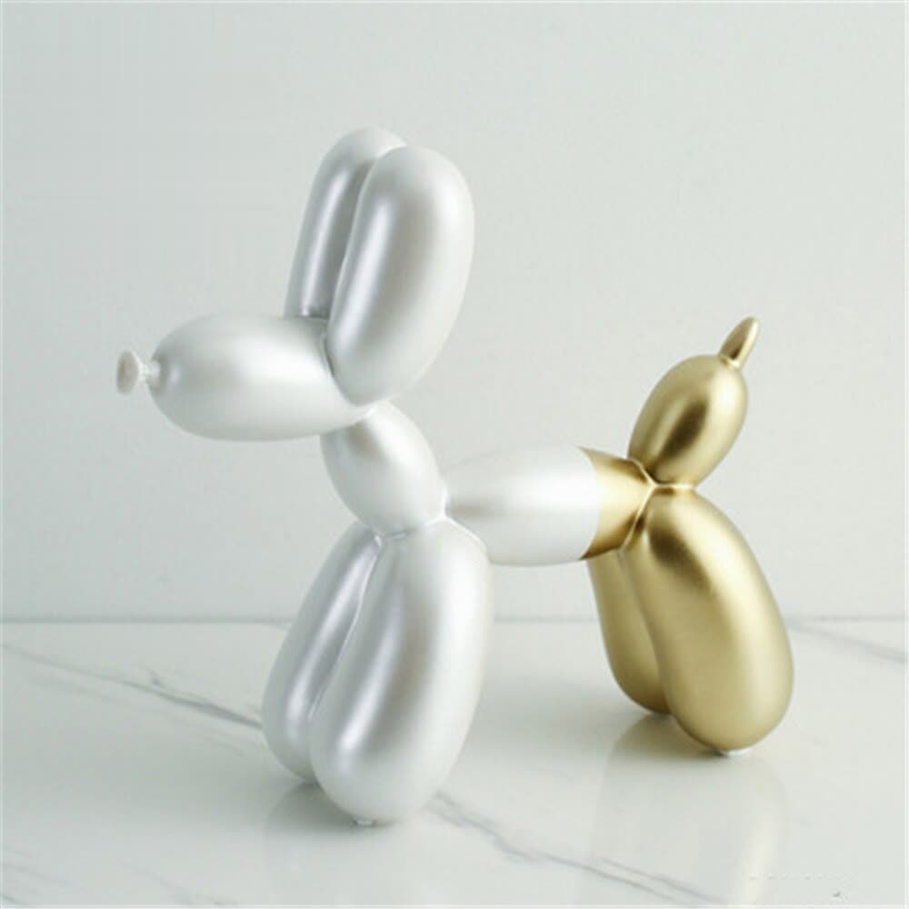 Escultura de perro globo