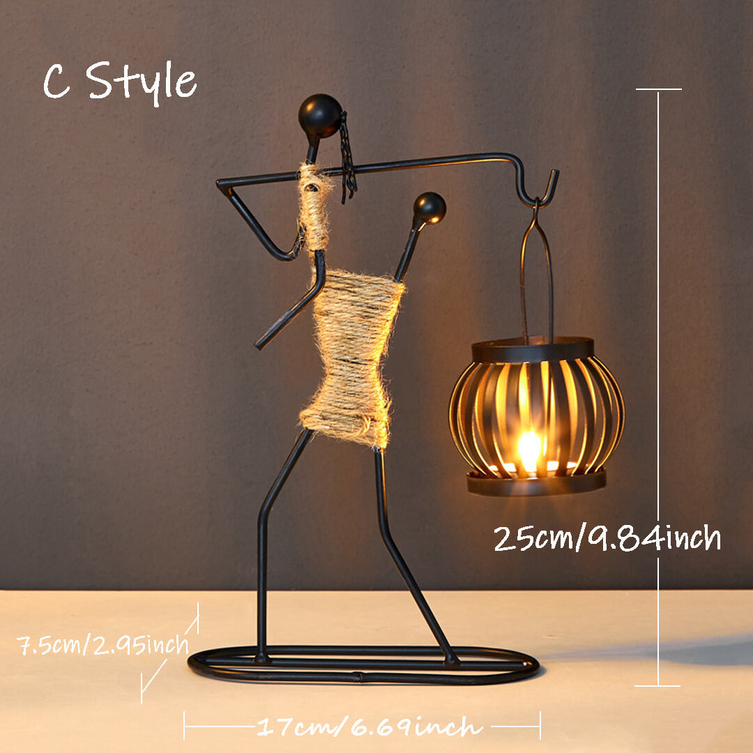 Creative Girl Candlestick Decoration