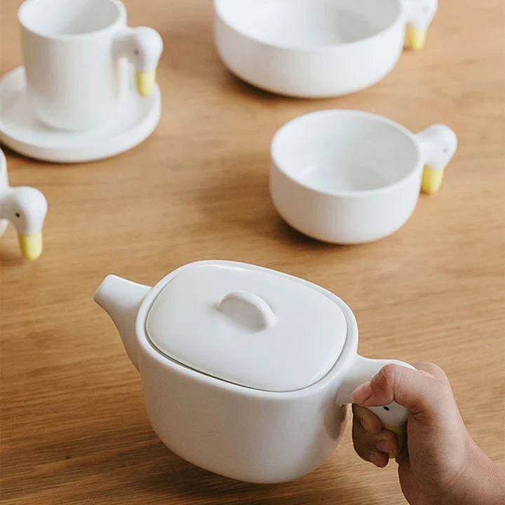 Ceramic Duck Tableware teapot