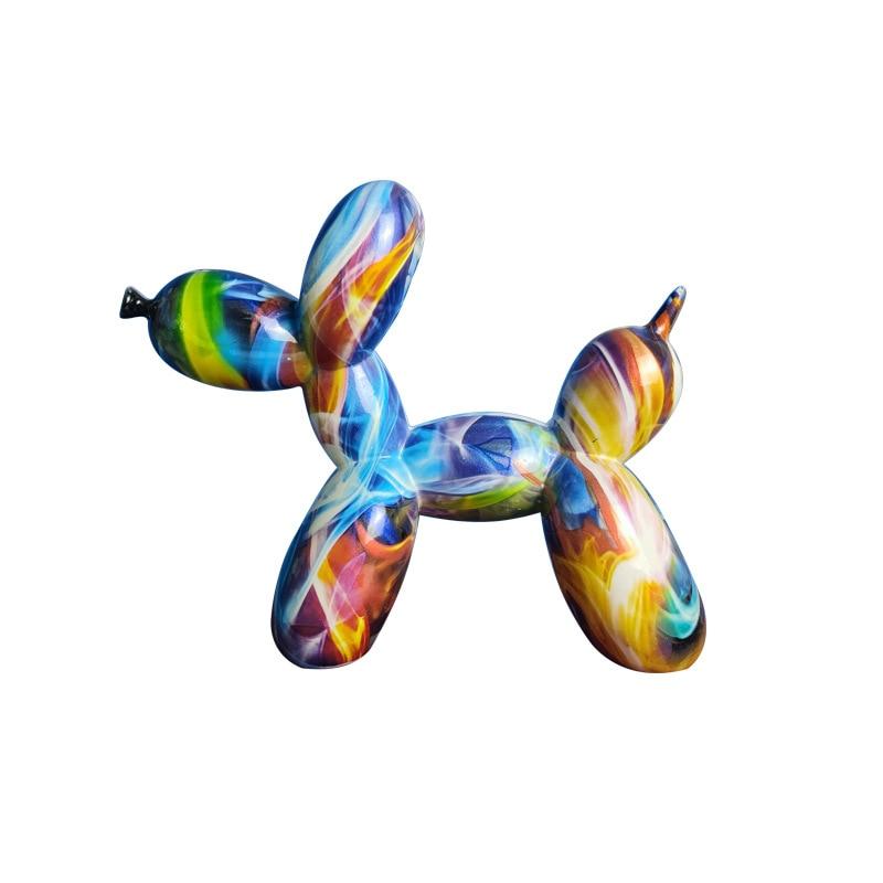 Ballon-Hund im Graffiti-Stil