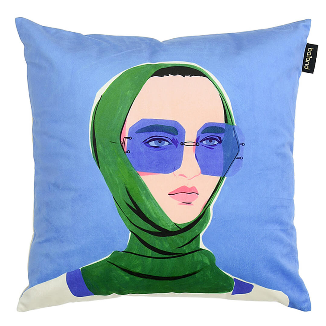 Funda de Cojín Chica Moderna Greenainer